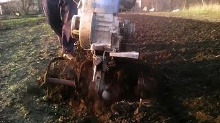 Мотоблок Нева. Правильная культивация. Motoblock Neva. Correct cultivation.