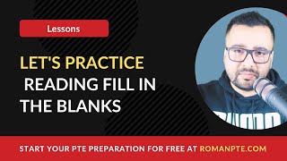PTE Reading Fill in the Blanks Tips & Tricks Webinar by ROMAN PTE