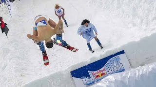 Frozen Pool Jumping Contest - Red Bull Jump & Freeze Lebanon