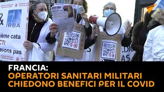 #Francia: operatori sanitari militari chiedono benefici per il COVID