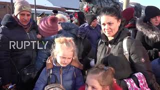 Russia: Donbass evacuees continue to arrive in Voronezh