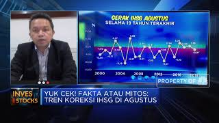 Yuk Cek! Fakta atau Mitos, IHSG di Agustus Alami Tren Koreksi