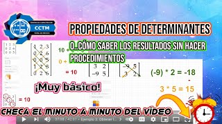 ???? Propiedades de los determinantes | Predice los resultados | ¿Qué matrices dan resultado 0 o 1?