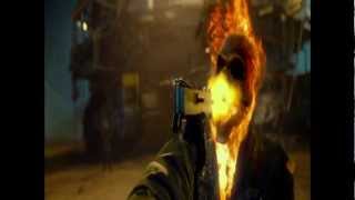 Ghost Rider: Spirit of Vengeance | Machine gun from the mouth*