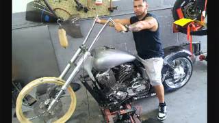 Custom Honda VTX 1800 26" Front Rim 240 rear!Miami