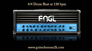 Drum Beats To Practice With: 4/4 Drum Beat at 130 BPM