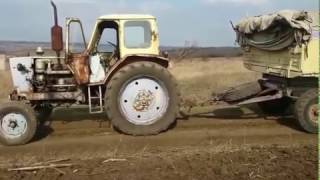 Посевная овса новым трактором МТЗ 82.1 третий день