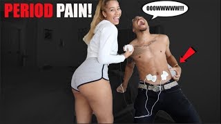 BOYFRIEND EXPERIENCES PERIOD PAIN!