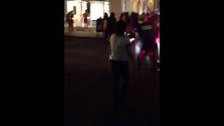 Drunk girl at WeHo on Halloween