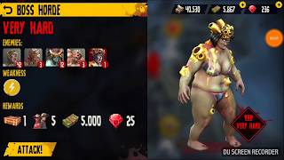 Dead Island: Survivors Android Gameplay (ISLAND FREED:4/ BOSS HORED/ VERY HARD) [1080P]