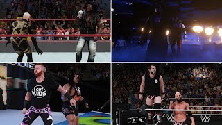 WWE 2K18 Tag Entrances - Golden Truth, #DIY, Slater & Rhyno, Undertaker & Kane, Lucha Dragons & More