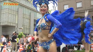 【神戸まつり2018】サンバ高画質⑤コウベッコ Escola De Samba KOBECCO Japanese Beauties Sexy Dance Kobe Festival Japan