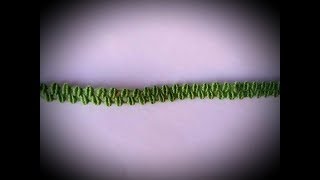 Макраме ,macrame, браслет ,, весенние листочки"