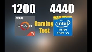 Ryzen 1200 vs i5 4440(GTX 970) Gaming Performance Test