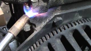 Bobcat engine removal 3
