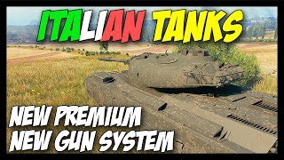 ► ITALIAN TANKS + New Gun System! - World of Tanks 2018 News