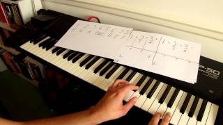 How to play 'Idaho' on piano - Nerina Pallot.  Part 1: Intro.