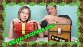 Mine Chest Monthly Minecraft Subscription Box SPECIAL December Box!