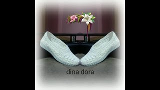 pantofi de vara crosetati
