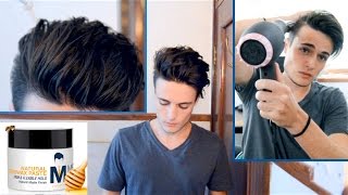 Messy Pompadour - Mens Hair Tutorial & Hairstyle