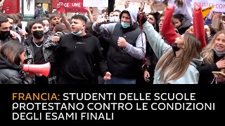 Francia: studenti delle scuole protestano contro le condizioni degli esami finali