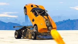 RAMP CAR vs. ROCKET CAR! (GTA 5 Mods)
