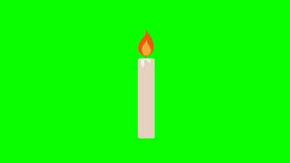 Candle, свеча: футажи на хромакее