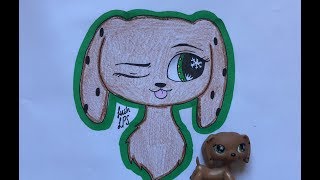 LPS Dachshund Drawing (speed draw)