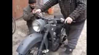 Первый запуск  мотора  BMW R35