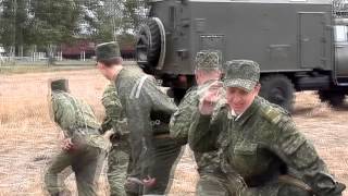 Полевой выход батальонов связи учения