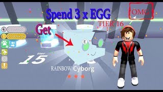 OMG ! Boboiboy SPEND 3 X get RAINBOW CYBORG PET SIMULATOR Roblox