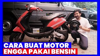 PROJECT SWAP ENGINE JADI MOTOR LISTRIK! #ZipJadiSip - Ep. 1