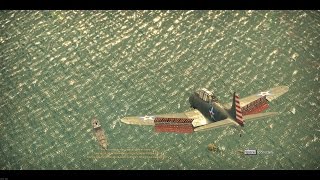 War Thunder2016 Продвинутый курс обучения-4"Бомбардировка в пикировании и посадка на авианосец"