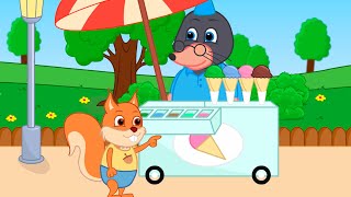 Famille d'Écureuil - Vendeur De Popsicle Animé 2023 en Français