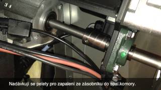 Provoz kotle Guntamatic Biostar na elektrocentrálu Honda