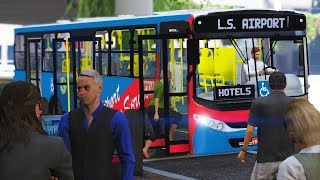 Airport Bus Service - Los Santos Goes to Work - Day 60