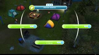 ПАЛАТОЧНЫЙ ЛАГЕРЬ «ОЛЕНИ У ВОДОПАДА» В THE SIMS FREEPLAY