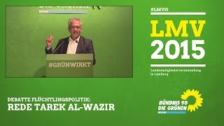LMV 2015: Tarek Al-Wazir zur Flüchtlingspolitik