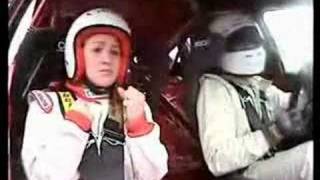 WRC Rally (woman in a car)