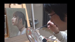 「美しすぎる美人画」と話題の洋画家・岡靖知さん