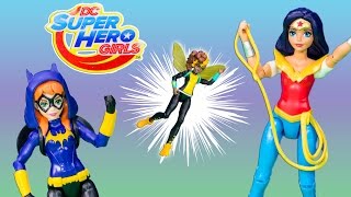 DC SUPER HERO GIRLS Cartoon  Hero Girls Bumblebee Power Problems  Shrink Surprise Video Toy Par