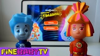 ФИКСИКИ обзор игры для детей про фиксиков "Миссия Тыдыщ" Мультфильм Фиксики