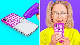IDE DIY KREASI PONSEL KEREN || Kiat Mudah dan Kerajinan Keren buat Hape-mu