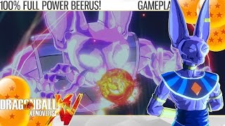 Dragon Ball Xenoverse - Beerus 100% FULL POWER! (Gameplay)