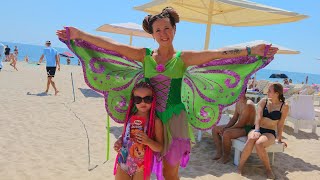 Фото с феей. Анимация для детей в Руте. Семейный отель Ruta Family Club Hotel
