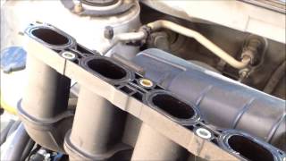 P0171 Replace intake manifold gasket Toyota Matrix √
