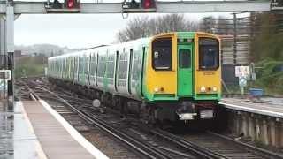 Six coach 313 and 377 at Brighton Station
