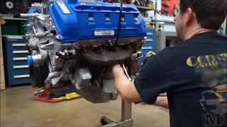 2013 GT500 5.8 ENGINE BUILD By Competition Auto  PART3