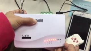 GSM01 Reset and set alarm call and SMS