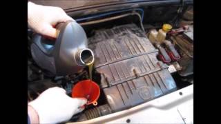 Замена масла с тройной промывкой двигателя Fiat Doblo